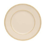 Sousplat Off White Fio de Ouro 